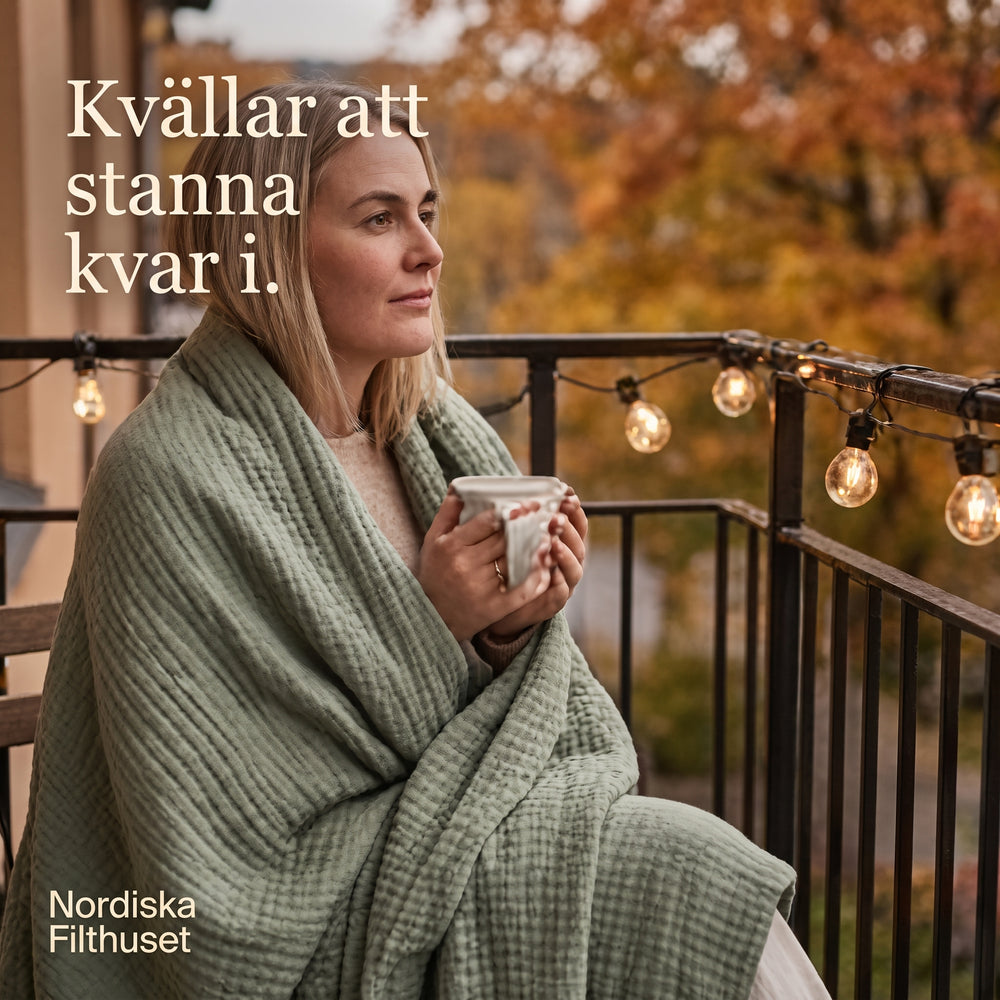 Mjuk Muslinfilt - 100% Naturlig, värmande bomull