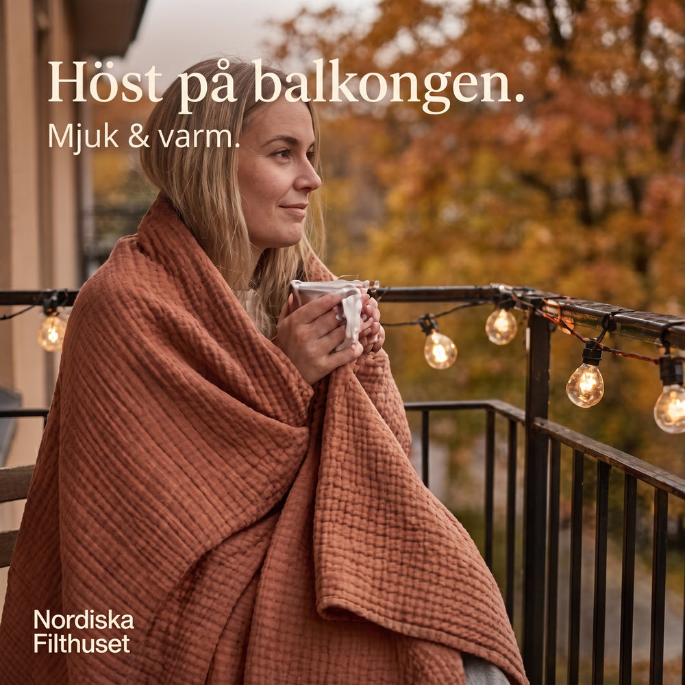 Mjuk Muslinfilt - 100% Naturlig, värmande bomull
