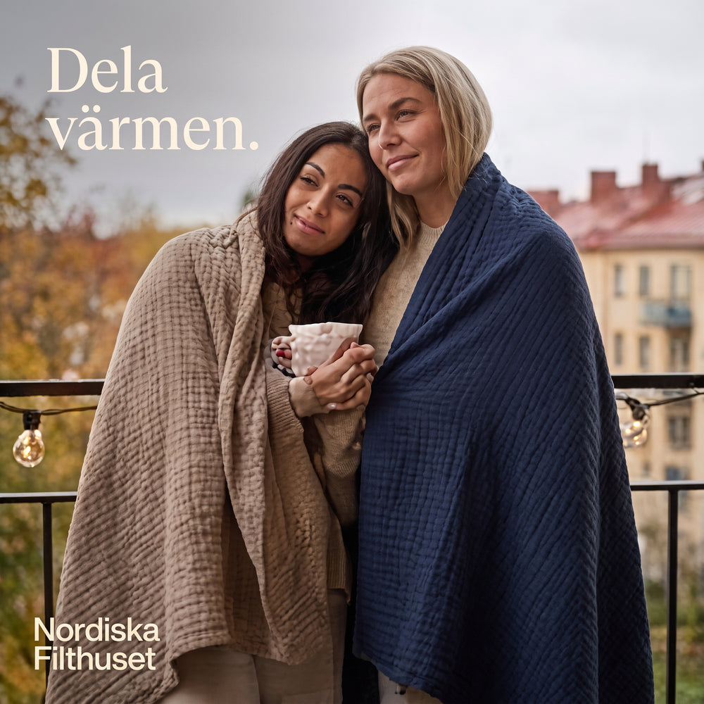 Mjuk Muslinfilt - 100% Naturlig, värmande bomull